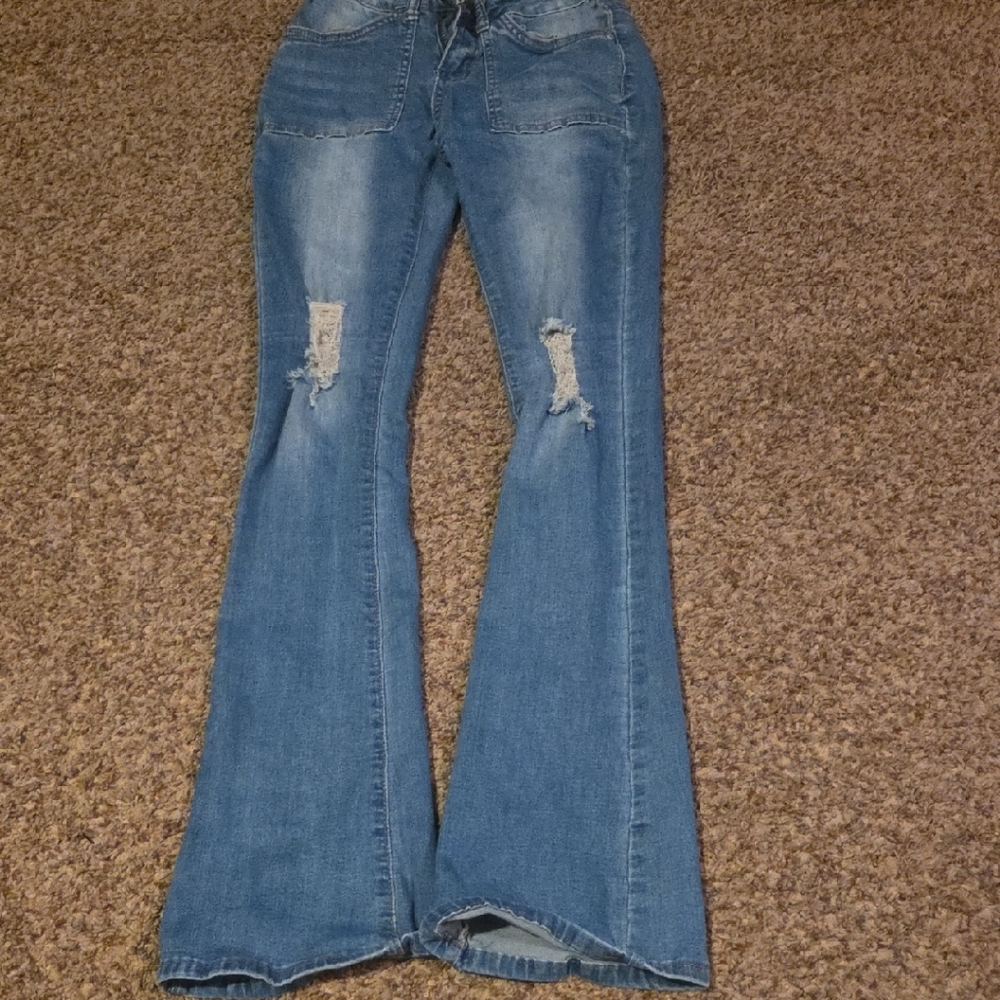 Classic Blue Flare Jeans